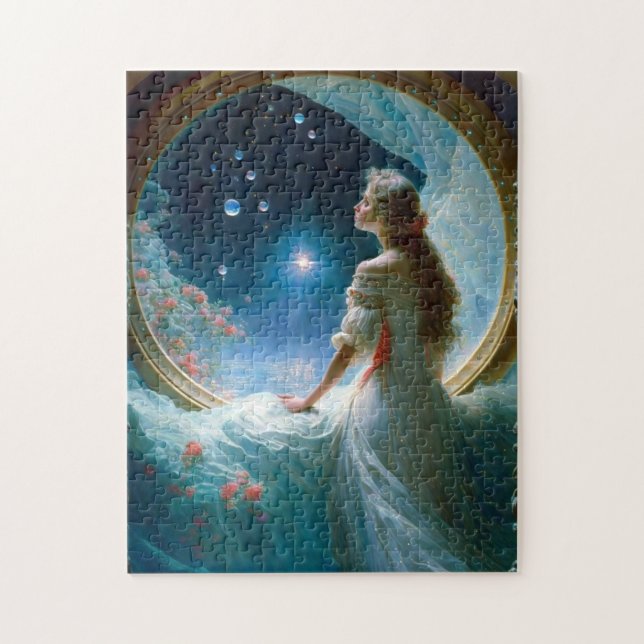 Puzzle Magical Night Scene Fantasy Art (Vertical)