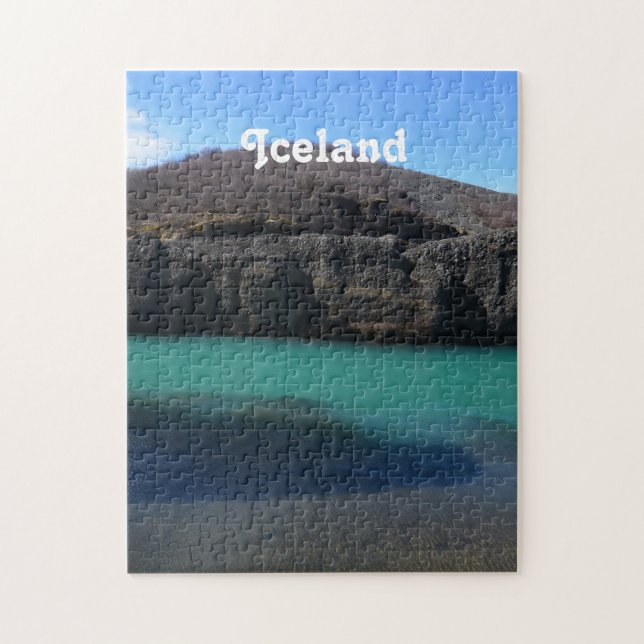 Puzzle Magnífica vía navegable en Islandia (Vertical)