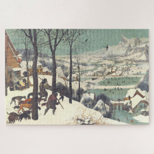 Puzzle Magnífico "Cazadores en la nieve" Pieter Bruegel 