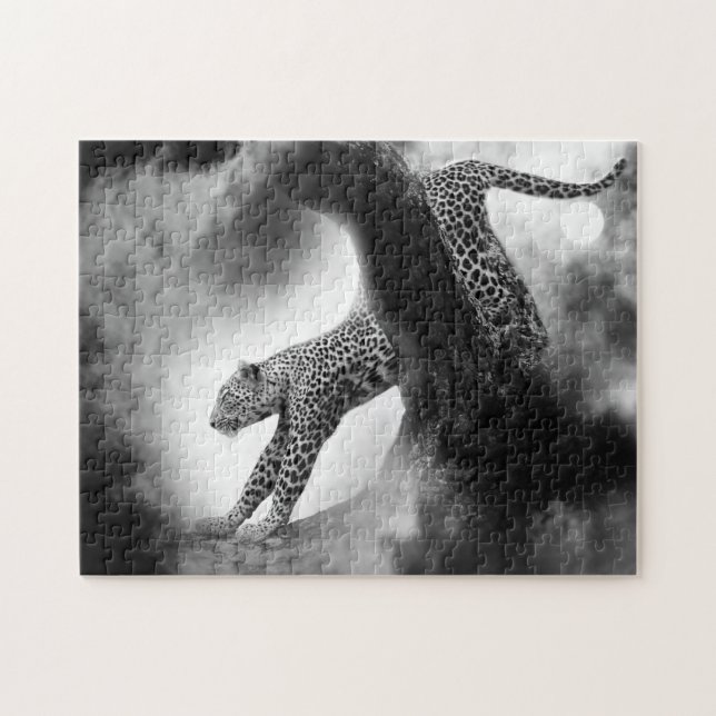 Puzzle Magnífico leopardo. (Horizontal)