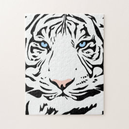 Puzzle Magnífico Tigre Blanco| Grandes gatos