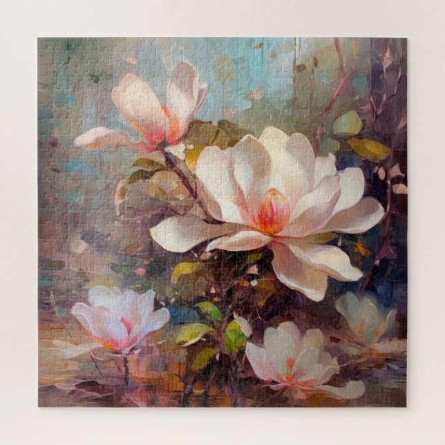Puzzle Magnolia Blossoms Bella Artes (Vertical)