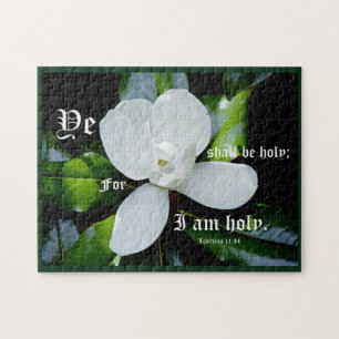 Puzzle Magnolia del Sur con Leviticus 11:44