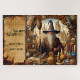 Puzzle Mago Arte Imprimir Fantasía Sorcería Artefactos má