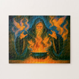 Puzzle Mago de la resurrección en estilo de pintura al ól