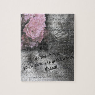 Puzzle Mahatma Gandhi Quote Gift