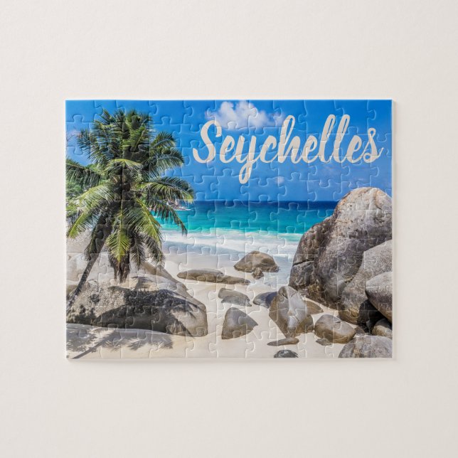 Puzzle Mahe Seychelles Carana Beach (Horizontal)