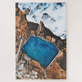 Puzzle Mahon Pool Maroubra Beach Sydney Aerial
