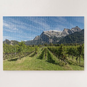 Puzzle Maienfeld Graubünden Suiza Viñedos