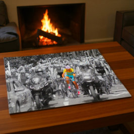 Puzzle Maillot Amarillo del Tour de Francia Pelotón Carre