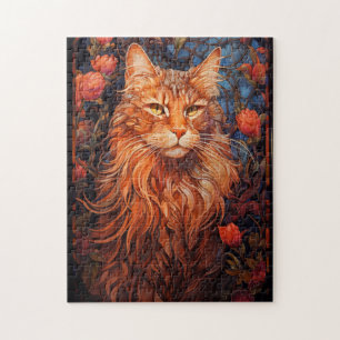 Puzzle Maine Coon cat