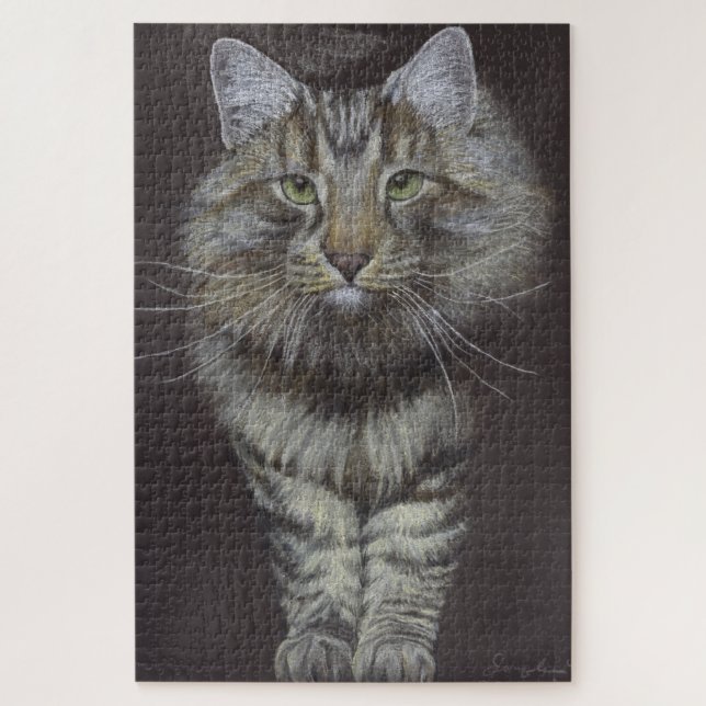 Puzzle Maine Coon Cat (Vertical)