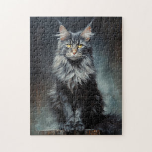 Puzzle Maine Coon cat