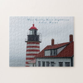 Puzzle Maine Lighthouse West Quoddy Head Lubec