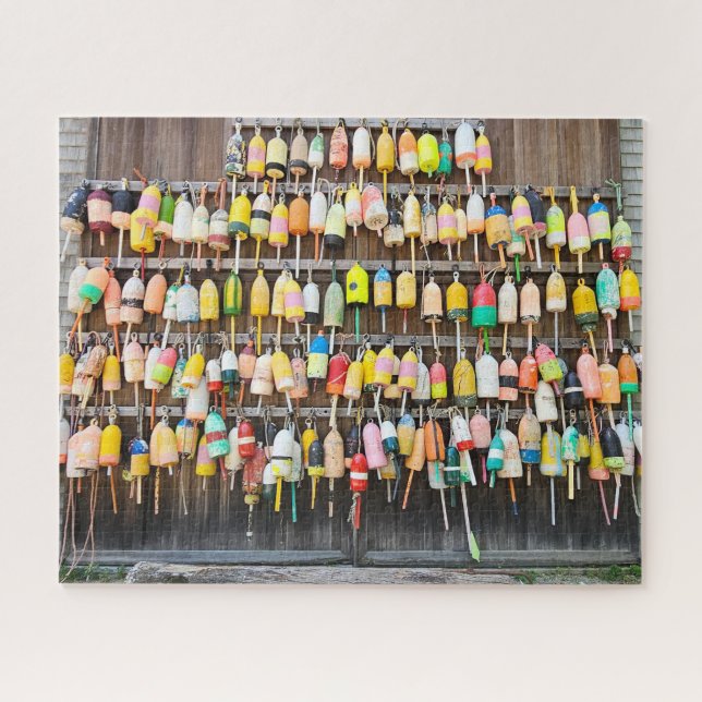 Puzzle Maine Lobster Pots (Horizontal)