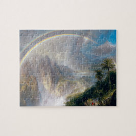 Puzzle Majestad de la Naturaleza: Arcoiris sobre un paraí