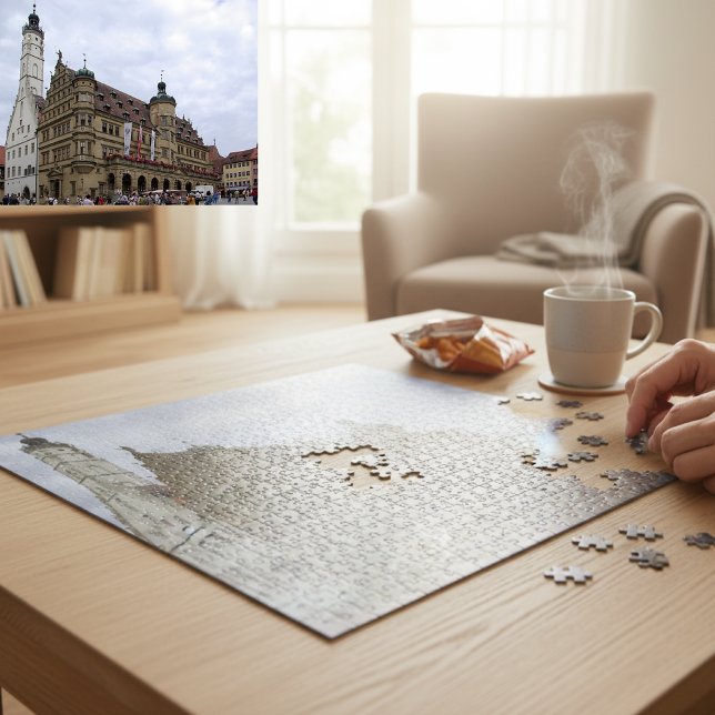 Puzzle Majestad medieval: Rothenburg Rathaus (Subido por el creador)