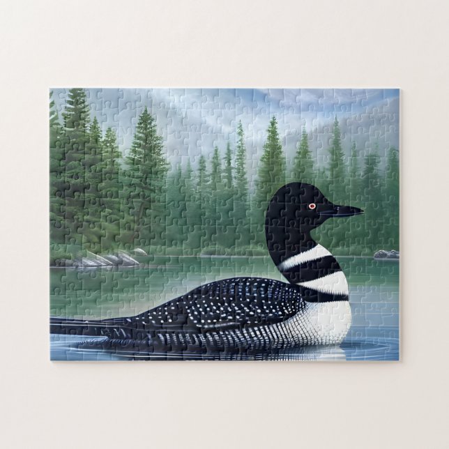 Puzzle Majestic Northern Wilderness Loon (Horizontal)