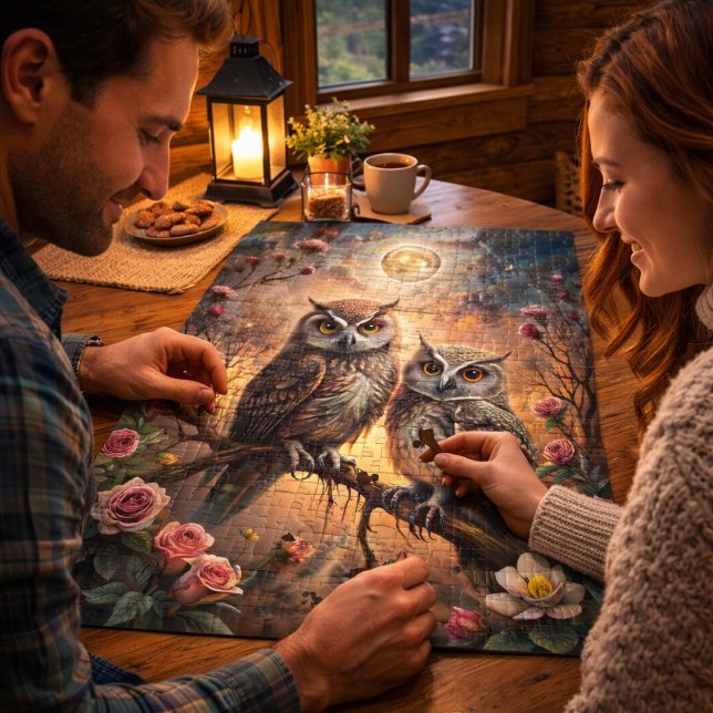 Puzzle Majestic Owl Design (Subido por el creador)