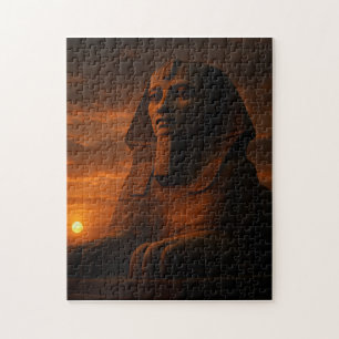 Puzzle Majestic Sphinx Mystique Antiguo Sunset Art