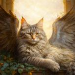 Puzzle Majestuoso tabby marrón con alas en el arco dorado<br><div class="desc">"Majestuosa taberna marrón con alas en el arco dorado". Este hermoso gato con plumas, una criatura mágica que combina gracia felina y fantasía, se encuentra en el corazón de una pintura caprichosa. Las transiciones de piel a plumas vibrantes, creando una adorable fusión gato-pájaro. Encaramado sobre una arcada dorada, los majestuosos...</div>