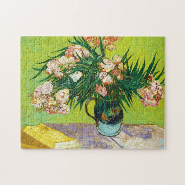 Puzzle Majolica Jar Brands Oleander Vincent van Gogh (Horizontal)
