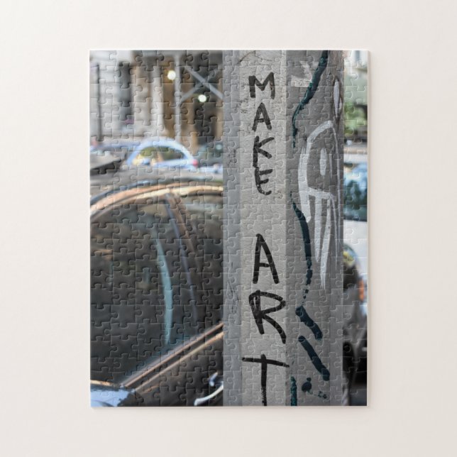 Puzzle MAKE ART New York Graffiti Street Photography NYC (Vertical)