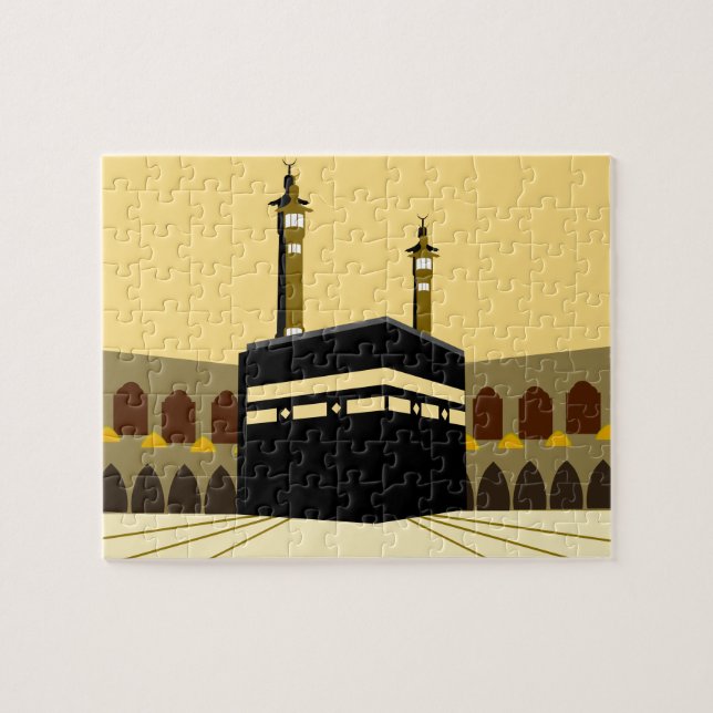 Puzzle Makkah al-Mukarramah Kaaba musulmán islámico (Horizontal)