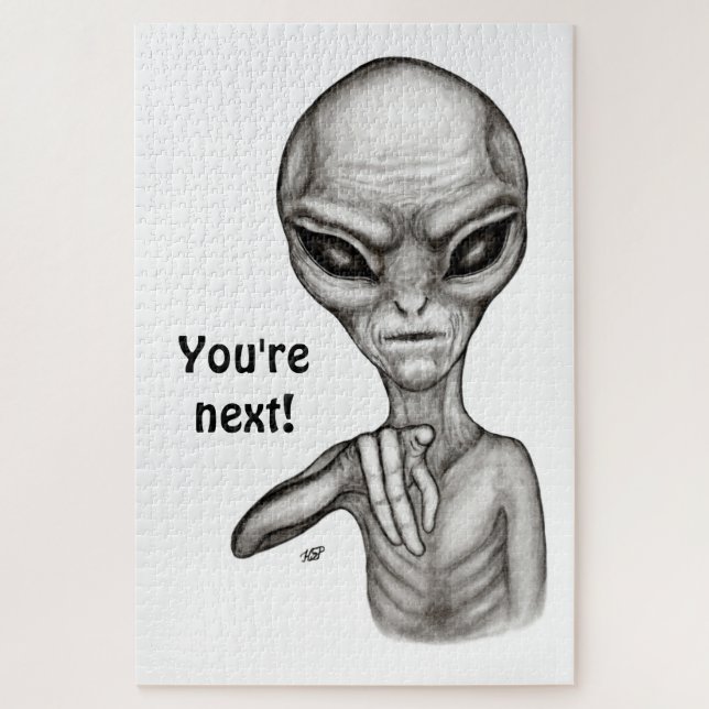 Puzzle ¡Mala Alien, eres la siguiente! (Vertical)