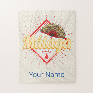 Puzzle Málaga Andalucía España Retro Flamenco Vintage