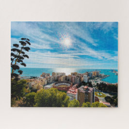 Puzzle Málaga, España (con vistas a la ciudad y a la cost