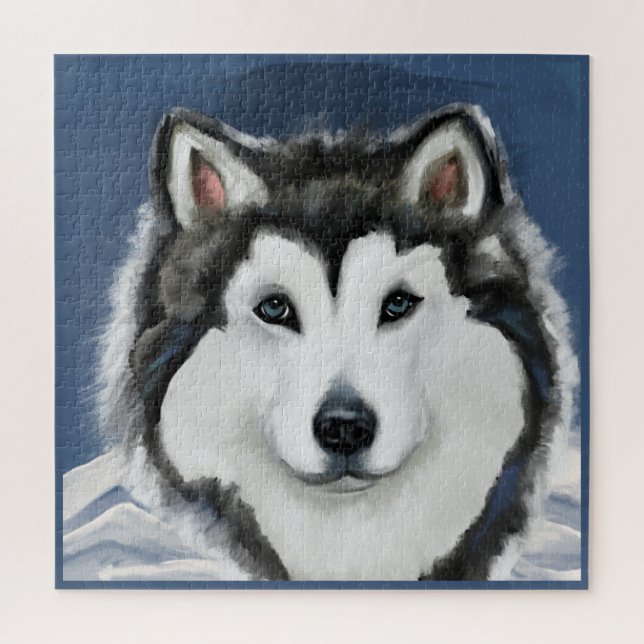 Puzzle Malamute de Alaska (Vertical)