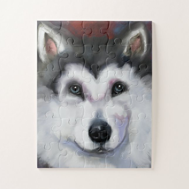 PUZZLE MALAMUTE DE ALASKA (Vertical)