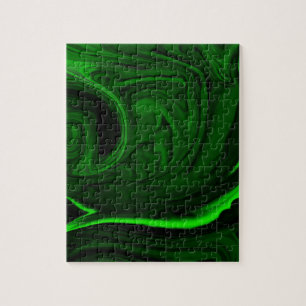 Puzzle malaquita verde textura