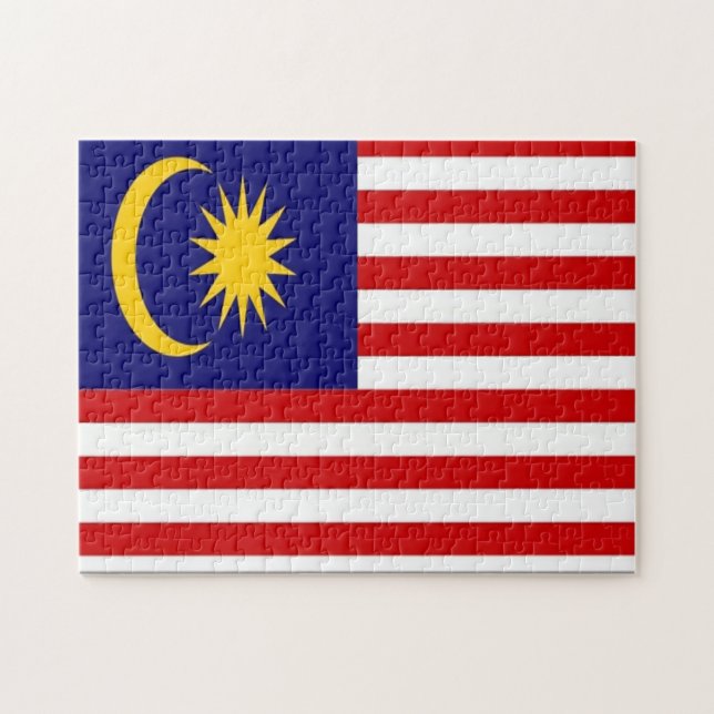 Puzzle Malasia - Bandera - (Horizontal)