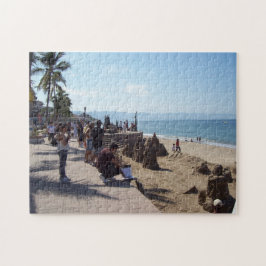 Puzzle Malecon, plantilla de Puerto Vallarta vio