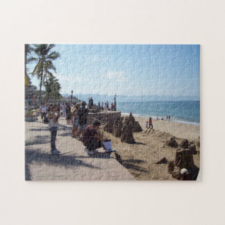 Puzzle Malecon, plantilla de Puerto Vallarta vio
