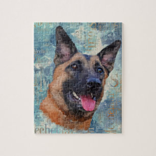 Puzzle Malinois - pastor belga - Mechelaar