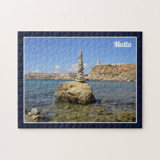Puzzle Malta GÝ TuffieÝ Bay Mar Mediterráneo Costa