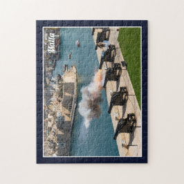 Puzzle Malta Valletta Saluting Battery Cannon Fire