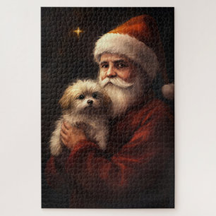 Puzzle Maltés con Navidades festivos de Santa Claus