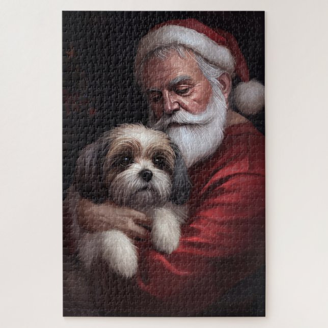 Puzzle Malti Tzu Con Navidades festivos de Santa Claus (Vertical)