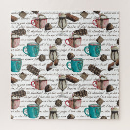 Puzzle Malvaviscos de cacao en invierno de chocolate cali
