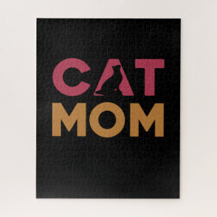 Puzzle Mamá de gato