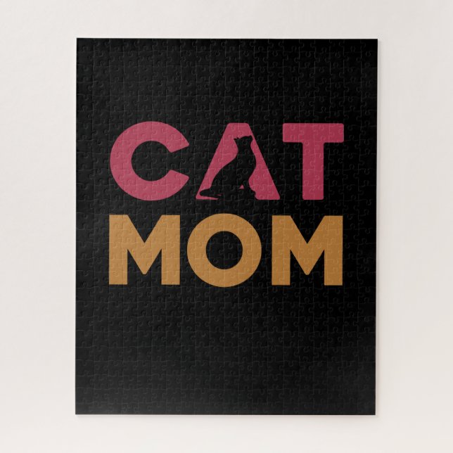 Puzzle Mamá de gato (Vertical)
