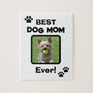 Puzzle Mamá de Perro y Gato más Linda Personalizable