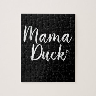 Puzzle Mama Duck, Cute Duck, Mors Day, Regalos Mamá