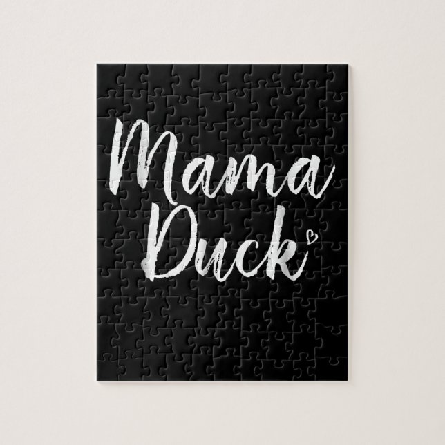 Puzzle Mama Duck, Cute Duck, Mors Day, Regalos Mamá (Vertical)