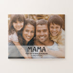 Puzzle Mamá, eres una maravillosa foto personalizada<br><div class="desc">Presentamos nuestro rompecabezas personalizado del Día de la Madre Fotográfica - un reconfortante y único regalo para celebrar a las madres especiales en tu vida. Este rompecabezas incluye una foto de personalizable de "Mamá", agregando un toque personal a este querido sake. Personalizar el rompecabezas con una foto que tiene valor...</div>