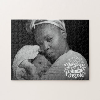 Puzzle Mamá es mi mejor amiga Foto Cita Letra Superpuesta